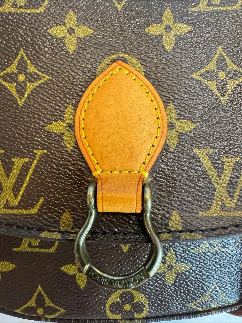 Louis Vuitton LV Mini Saint Cloud Monogram Canvas Crossbody with COA